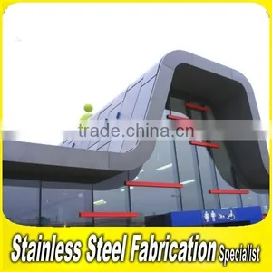 PVD Color Coating Stainless Steel Sheet Exterior Metal Wall Panels thumbnail-2