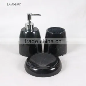 Well Sold Marble Liquid Gel Marble Bathroom Accessories Set thumbnail-5
