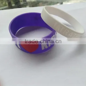 Printed Silicone Wristband With Color Filled for Promotional Gift thumbnail-4