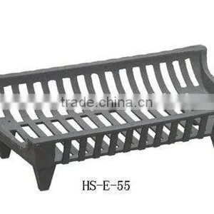 Antique Cast Iron Basket Fireplace Grate thumbnail-1