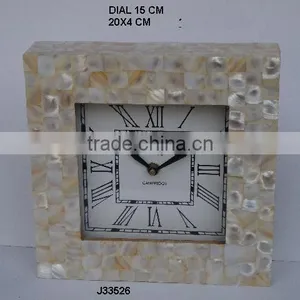 Mother of Pearl Mosaic Table Clock Other Mosaic Also Available thumbnail-1