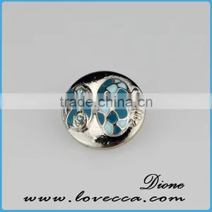 Trendy Punk Style Snap Button Jewelry Interchangeable Ring Prong Snap Buttons thumbnail-1
