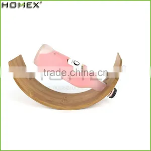 Single Wine Holder/ Wine Rack Display in Bamboo Homex-BSCI thumbnail-1