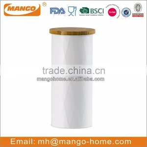 Eco-friendly Customized Carbon Steel Decorative Coffee Canisters With Cork Stopper thumbnail-3