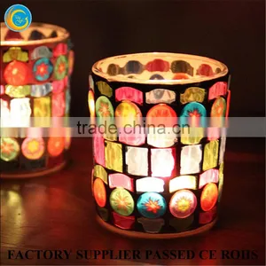 Mosaic Votive Candle Holders Bulk thumbnail-6