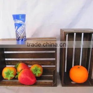 New Design Wholesale Wood Slat Box thumbnail-1