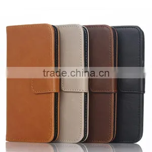 High Quality Crazy-horse PU Card Bumper/pocket Cell Phone Case for Iphone thumbnail-1