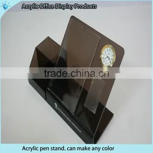 Handmade 4mm Dark Brown Acrylic Pen Holder thumbnail-4