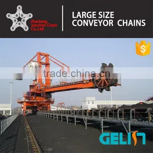 Pitch315 Custom Design Coal Mine Combination Bucket Wheel Stacker Reclaimer Chain thumbnail-6