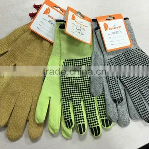 DDSAFETY Cut Resistant Blue Latex Palm Coated Safety Gloves thumbnail-6