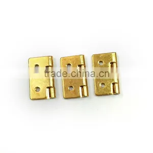 Mini Beauty Solid Brass Hinges For Jewelry Box / Wholesale Brass Mini Hinge For Wooden Box thumbnail-5