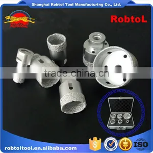 M14 Vacuum Brazed Diamond Core Drill Bits Set Kit Dry Wet Grinder Hole Saw Boring Granite Marble Ceramic Tile Porcelain Stone thumbnail-5