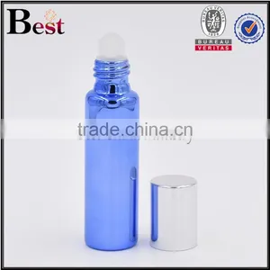 10ml Shiny Blue Roller Bottle UV Color Glass Roller Bottle Essential Oil Roller Ball Bottle thumbnail-6
