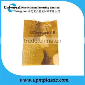 Gravure Full Printed Blockbottom Flexile Loop Handle Plastic Bag for Packaging thumbnail-2