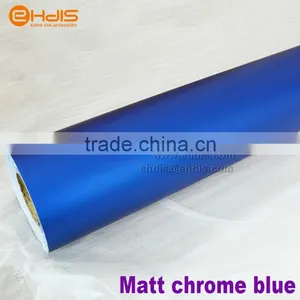 Newest and High Quality Matte Chrome Red/ Blue Color Change Film / Ice Blue Car Wrap Deco Foil With Air Free Bubble Vinyl Film thumbnail-1