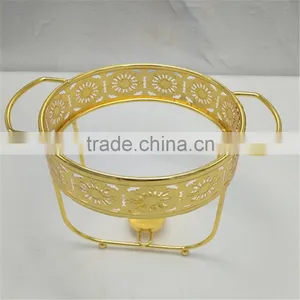 4L Wholsale Restaurant Hotel Supplies Chafing Dish, Gold Glass Buffet Stove thumbnail-5