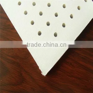 Acoustic Perforated Ceiling Board With Non-woven Cloth thumbnail-1