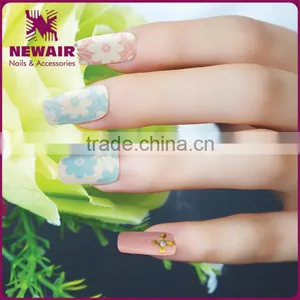 NEWAIR New Fashion Bright Flower Colorful Nail Sticker for Young Girls thumbnail-4