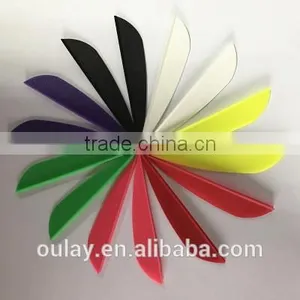 1.75" 2" 2.5" Parabolic TPU Plastic Vanes For Bow And Arrows thumbnail-1