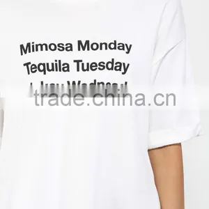 2015 New Arrival Women Clothes Loose Mimosa Monday Sweatshirt thumbnail-4