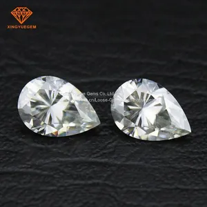Pear Pefect Cut Imitation Diamond 6.5*8mm 2 Carat Clear White Moissanite Lab Grown thumbnail-2