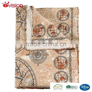 New Arrival Bedspread,Map Design Bedspread,king Size Fitted Bedspread thumbnail-2