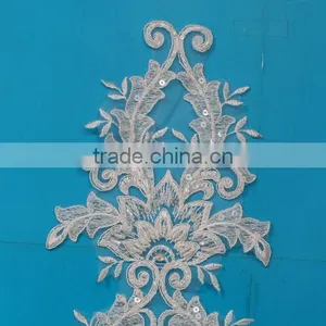 Factory Hot Sales Sequin Rhinestone Appliques for Wedding Dress thumbnail-2