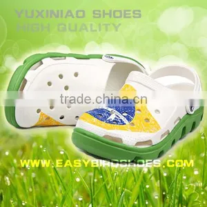 New Style Brazil National Flag Beach Shoes Men, Women Sandals New Design for Adults Slipper Shoes Sport on the Beach thumbnail-1