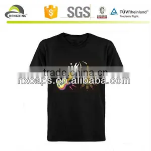 Printed Logo 100% Cotton Rock T-shirt Manufacturer thumbnail-1