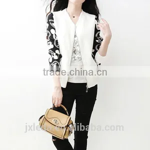 2016designs Custom Girl's Slim Fit Baseball Jacket thumbnail-3