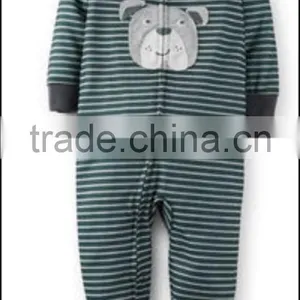 OEM TinaLuLing Brand Girls Pink Dog Cartoon One Piece Jumpsuits Cotton Footed Pajama thumbnail-2