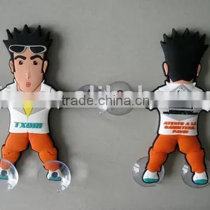 3D Singer's Suction Cup Figurine for Window Decoration thumbnail-1