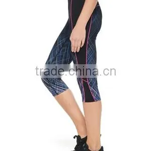 Factory Directly Cool Fashion Sports (Wear) Cheap Printed Leggings For Girls thumbnail-3
