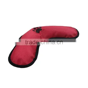Training Chew Sound Activity Squeaky Toy Dart Red Orange Oxford Fabric Giggle Ball thumbnail-2