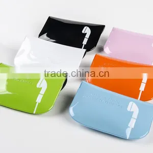Waterproof PVC Colorful Earphone Pouch thumbnail-1