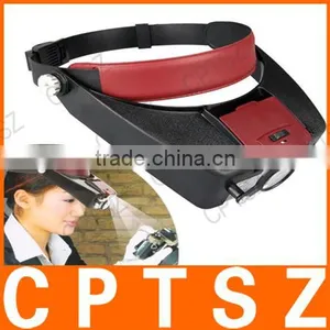 MA-016 Adjustable Head-mounted Magnifier Magnifying Magnifying Lamp Headlights thumbnail-1