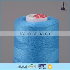Chinese Producers 12s/2 Jeans Spun Polyester Bag Sewing Thread thumbnail-5