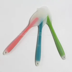 Heat Resistant Transparent Spatula Knife Shape Silicone Spatula thumbnail-3