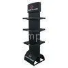 Heavy Duty Black Metal Display Rack Two Sided Powder Coated 6 Layers Shelves for Store thumbnail-1