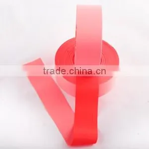 High Quality Cheap Fluorescent Red Reflective Fabric thumbnail-1