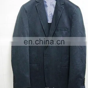Enzyme Washed Cotton Blazer thumbnail-1