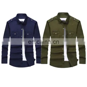 Wholesale Top Quality Fashionable Men Dress Shirt for White Collar thumbnail-2