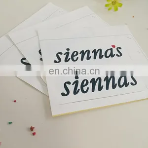 China Manufacturer Die Cut Adhesive Sticker Paper Label Name Stickers thumbnail-2