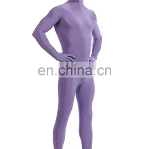 Unisex Full Body Purple Sport Spandex Lycra Zentai Costume Morph Suits Large thumbnail-4