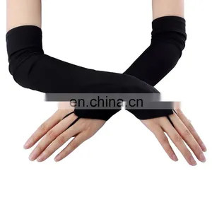 Grace Karin Womens 17" Stretchy Over the Elbow Fingerless Gloves Bridal Wedding Gloves CL010462-1 thumbnail-2