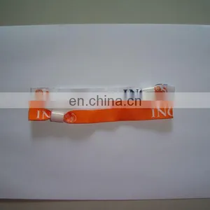 New Style Fabric Plastic Clip Woven Wristband thumbnail-4