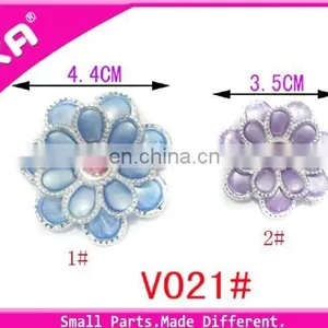Customized Plastic Shoes Ornament Flowers thumbnail-1