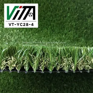 Best Price 4 Color Artificial Grass for Landscaping U Shape Garden Green Lawn Residents VT-YC28-4 thumbnail-2