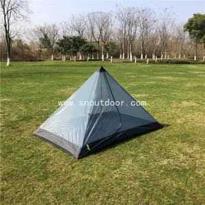 Lightweight Backpacking Tent For 2 Man, Summer Hiking Rodless Mosquito Net Tents thumbnail-4