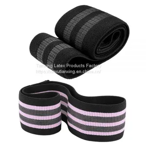 Custom Logo Stretch Fitness Loop Leg Training Hip Band thumbnail-1